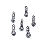 Silver  Kholapuri Beads 21 MM Per Packet of 25 Pcs- (KBP-005)